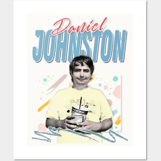 90s Style Aesthetic Daniel Johnston Tribute Design Posters and Art